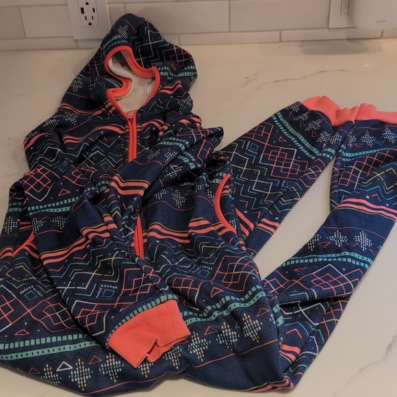 Roxy girls Cozy Up Hooded One Piece - sodalite blue asta fairisle - Picture 2 of 6